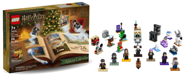 Le calendrier de l'avent LEGO Harry Potter. 