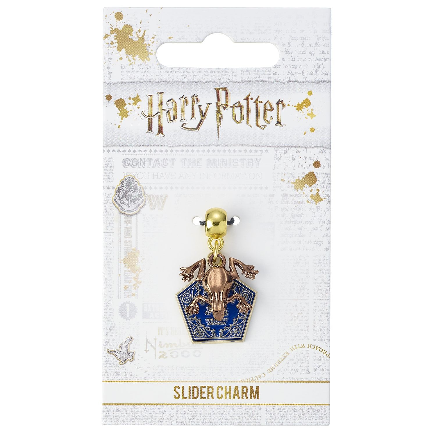 Bijoux/Harry Potter pendentif et collier plaqués or Chocogrenouille