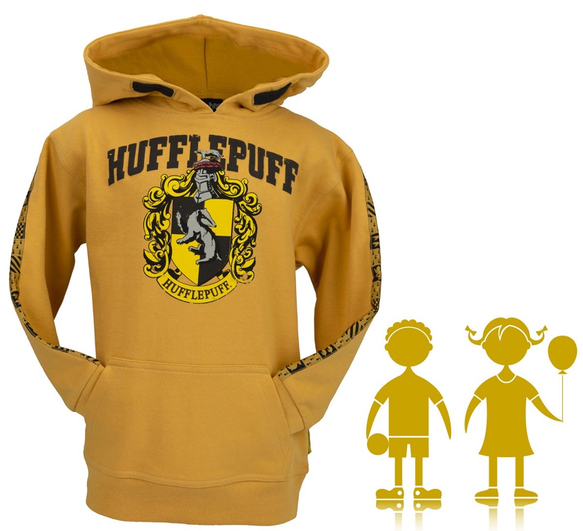 Sweat ENFANT à capuche Hufflepuff (Poufsouffle)