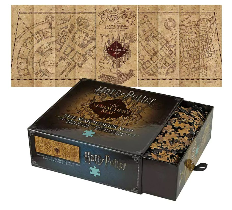 puzzle carte du maraudeur harry potter noble collection