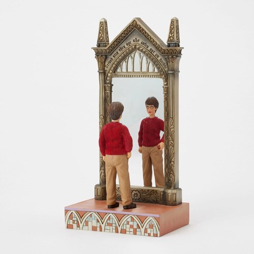Figurine Harry Potter devant le miroir du Rised par Jim Shore