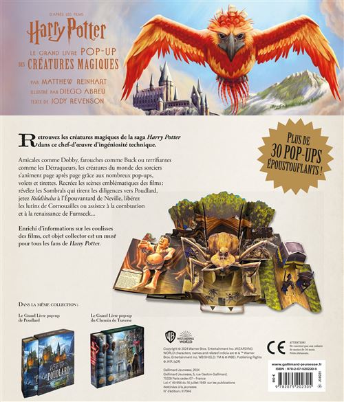Le grand livre pop-up des créatures magiques - Harry Potter