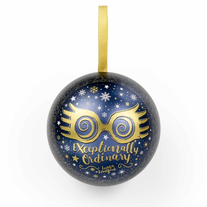 Boule de Noël et collier Luna Lovegood - Harry Potter
