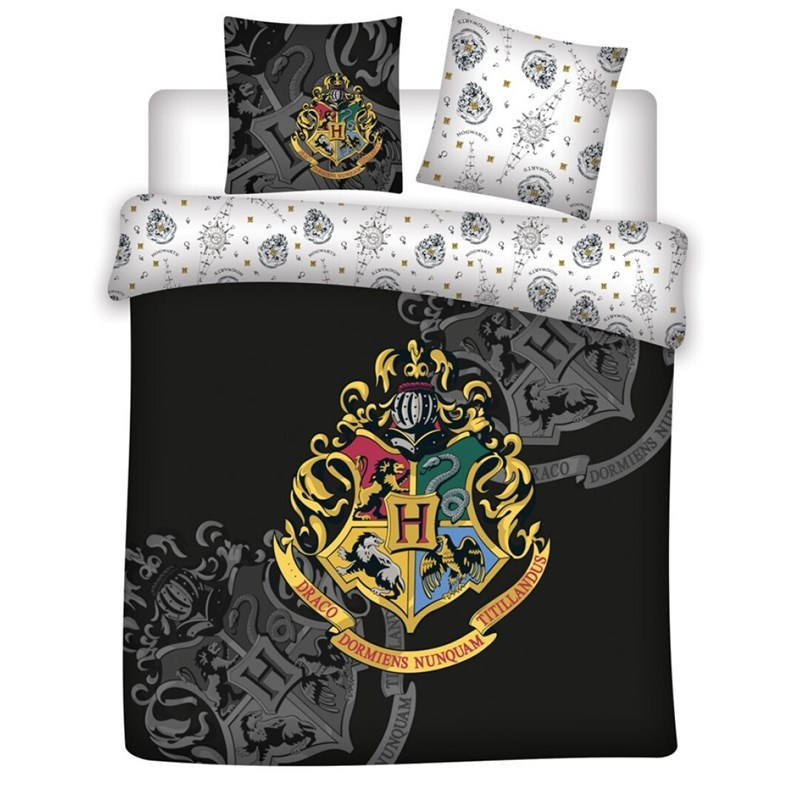 Parure de lit Harry Potter blason Poudlard POLYESTER - 1 ou 2 personnes