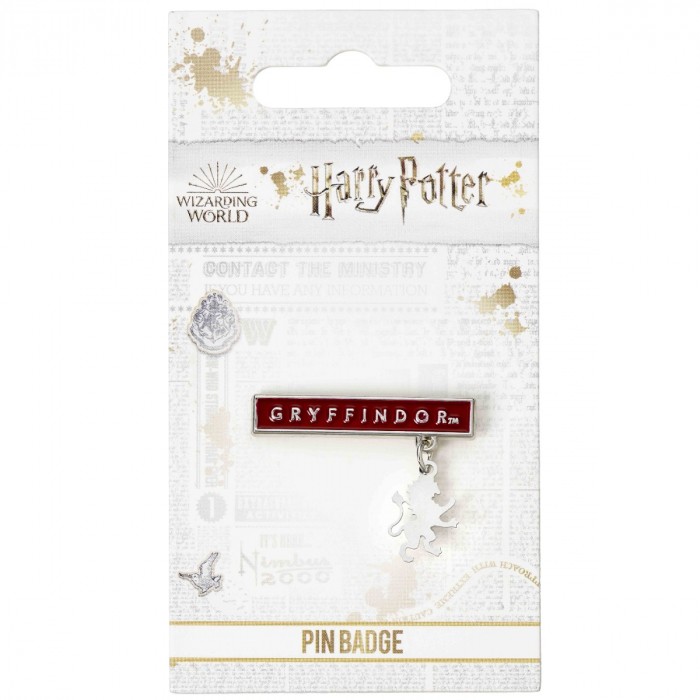 Pins barre et charm Gryffondor - Harry Potter