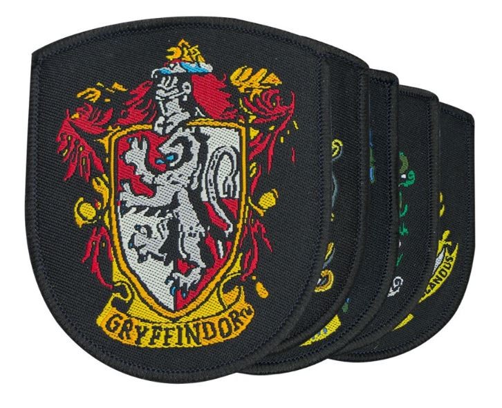 5 écussons Maisons de Poudlard