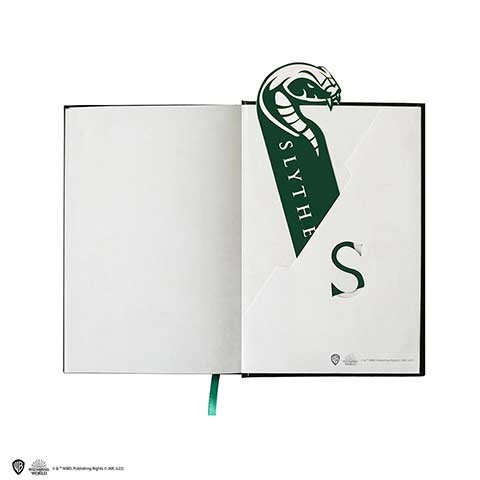 Carnet rigide et marque-page Serpentard - Harry Potter