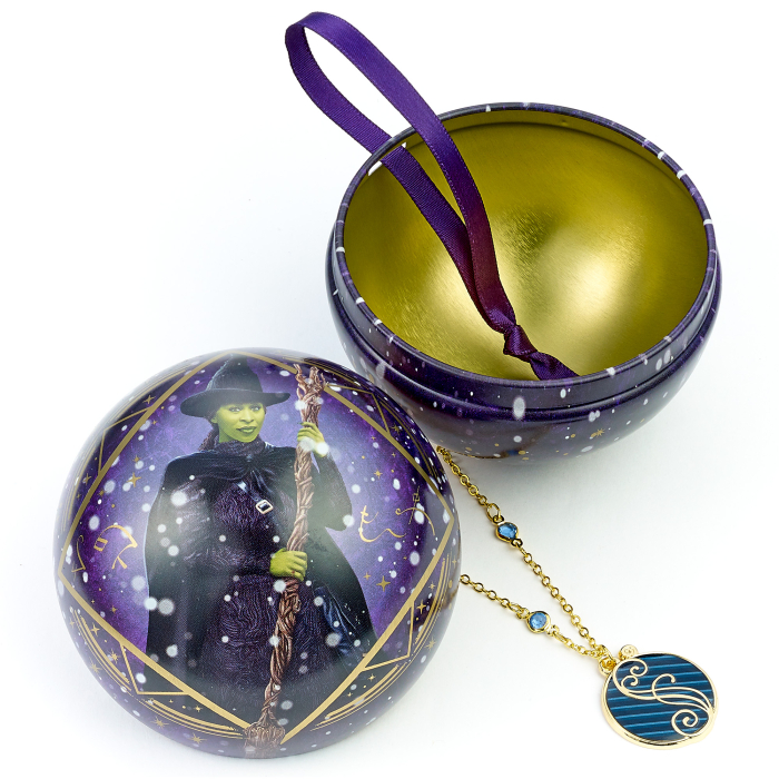Boule de Noël Elphaba & collier Shiz University - Wicked