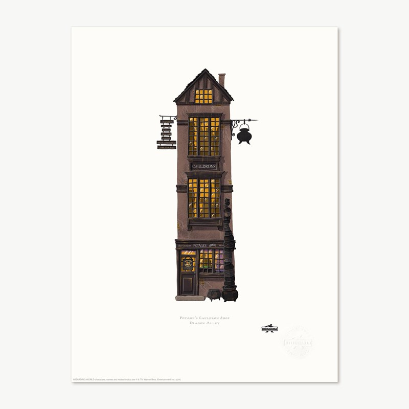 Art print boutique Au Bon Chaudron MinaLima - Harry Potter