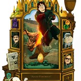 carte postale minalima accio eclair de feu harry potter2