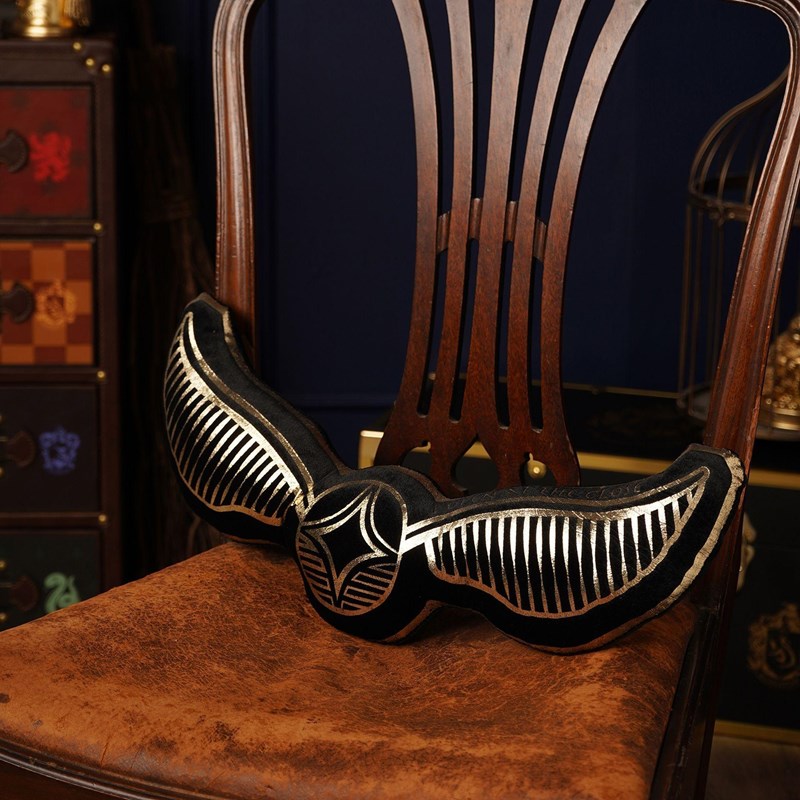 COUSSIN VELOURS ALUMNI - VIF D'OR - HARRY POTTER