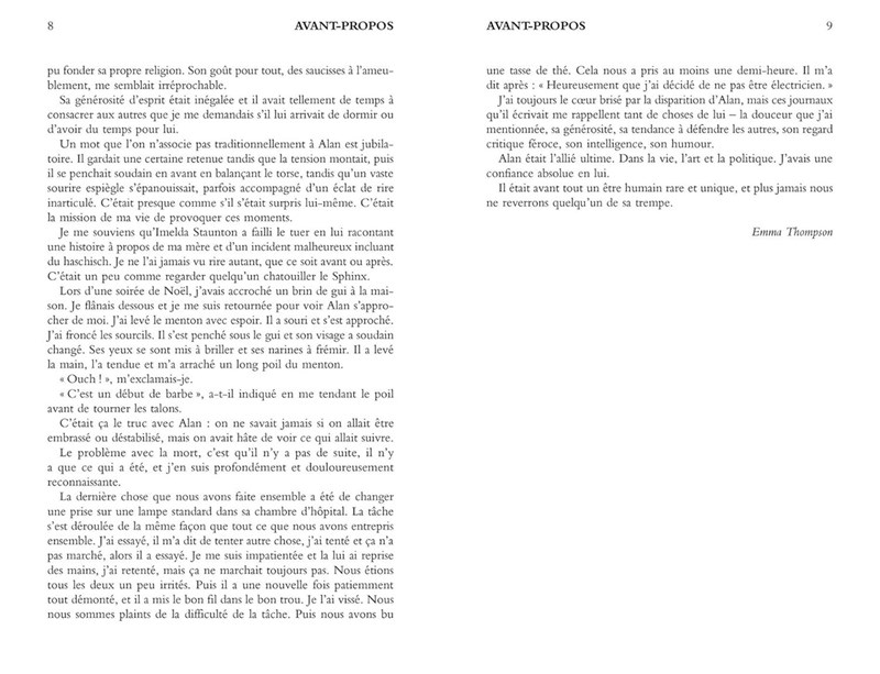 Le Journal d'Alan Rickman