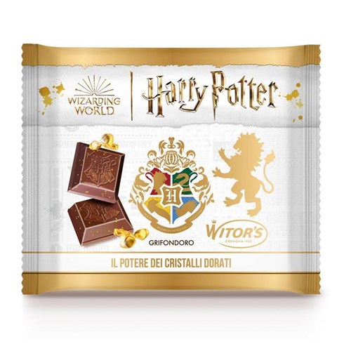 Tablette chocolat au lait cristaux dorés - Harry Potter