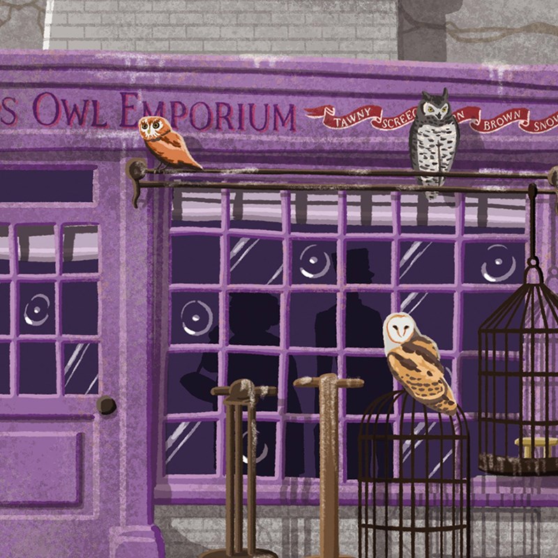 Art print boutique Royaume du Hibou MinaLima - Harry Potter