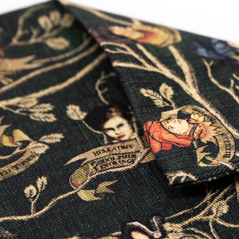 Housse de coussin 100% coton Tapisserie des Black - MinaLima