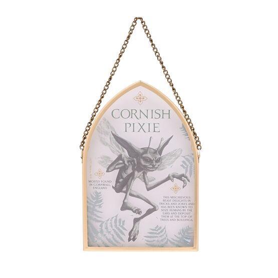 Plaque en verre voûtée suspendue Lutin de Cornouaille - Harry Potter