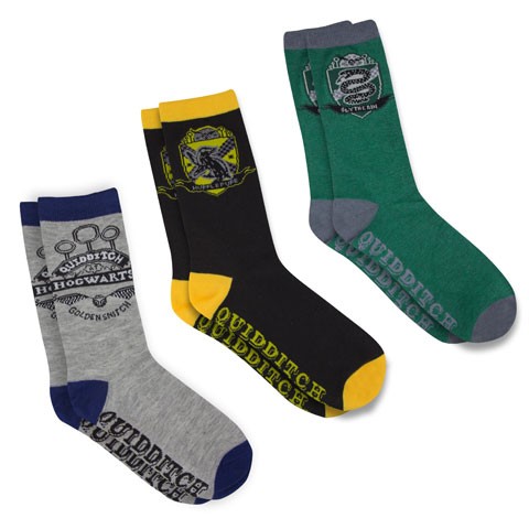Chaussettes Quidditch Poudlard (3 paires)