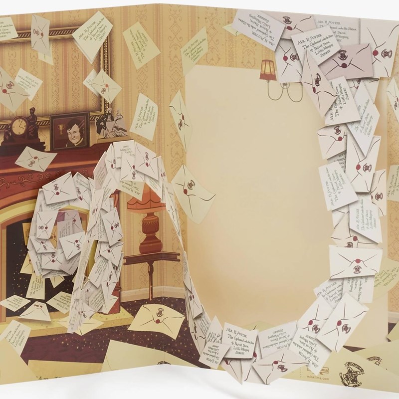 Carte de voeux Lettre acceptation Harry Potter - MinaLima - 25 Ans de Magie