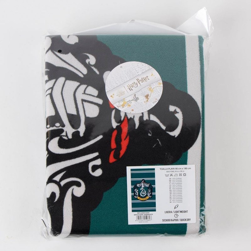 SERVIETTE DE PLAGE SERPENTARD - HARRY POTTER