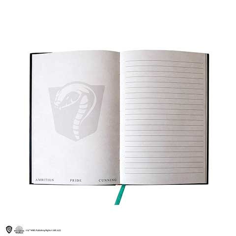 Carnet rigide et marque-page Serpentard - Harry Potter