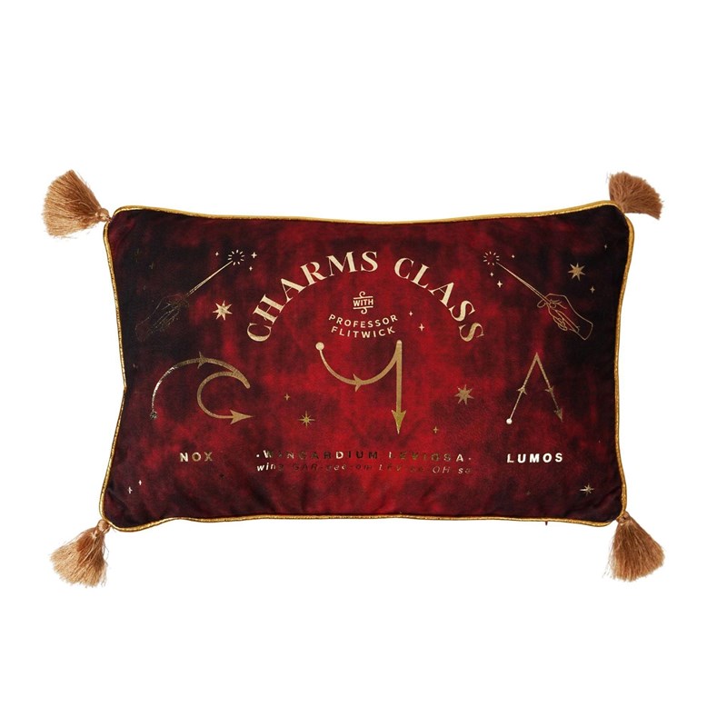 COUSSIN VELOURS ALUMNI - COURS DE SORTILEGE - HARRY POTTER