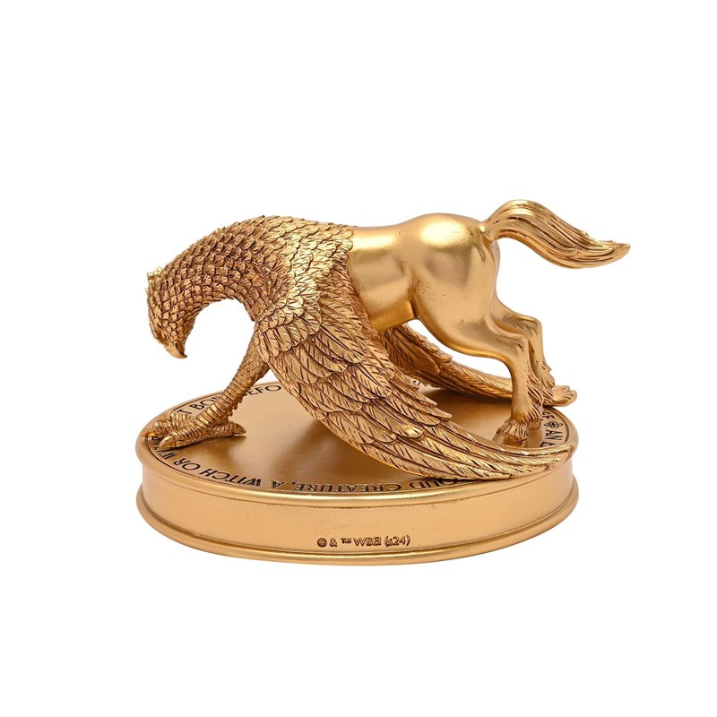 Figurine dorée Buck l'Hippogriffe - Harry Potter