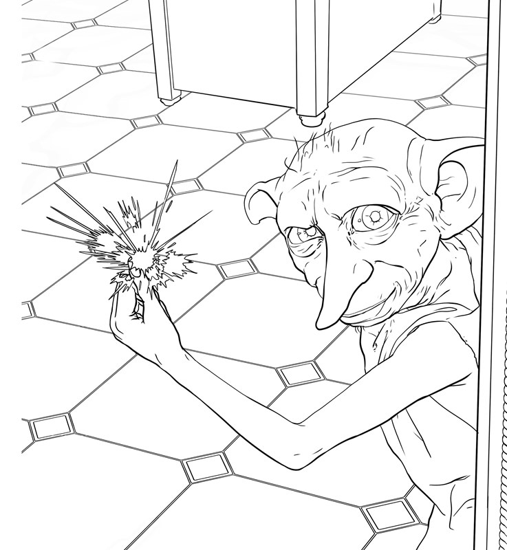 Harry Potter, Coloriages phosphorescents