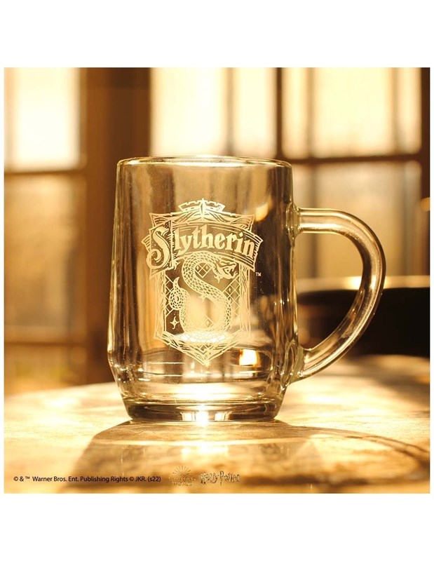 Mug Serpentard en verre Arribas - Harry Potter