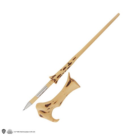 Stylo baguette sur socle Lord Voldemort