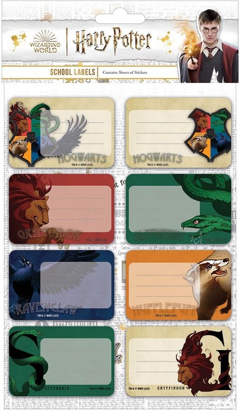 etiquette cahier harry potter1