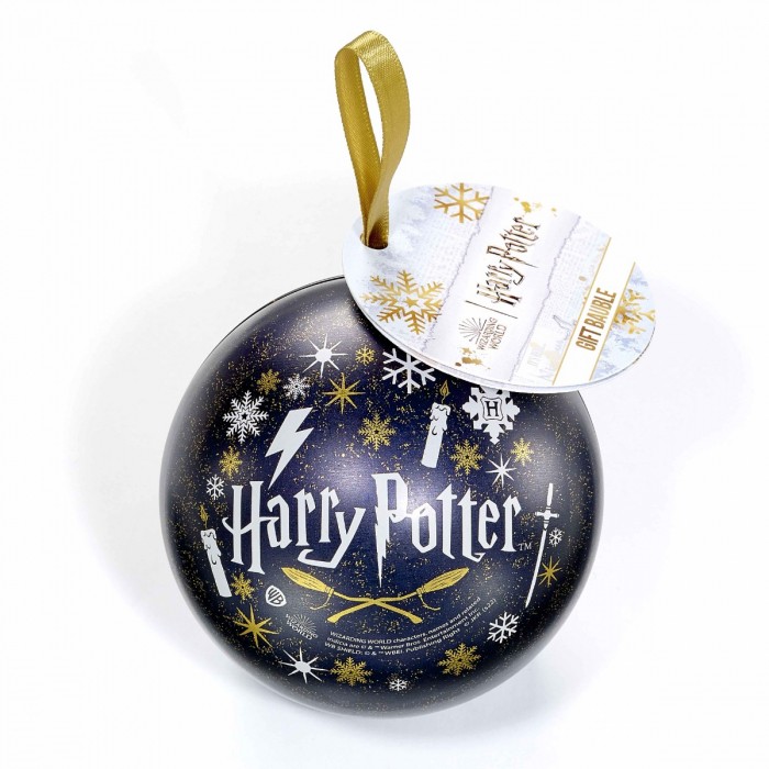 Boule de Noël Poudlard Yule Ball et boucles d'oreilles éclairs - Harry Potter