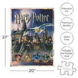 puzzle chateau poudlard hedwige enveloppe