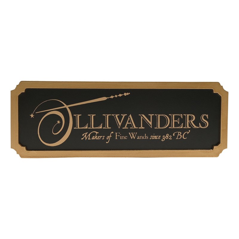 Plaque de rue Ollivander - Harry Potter