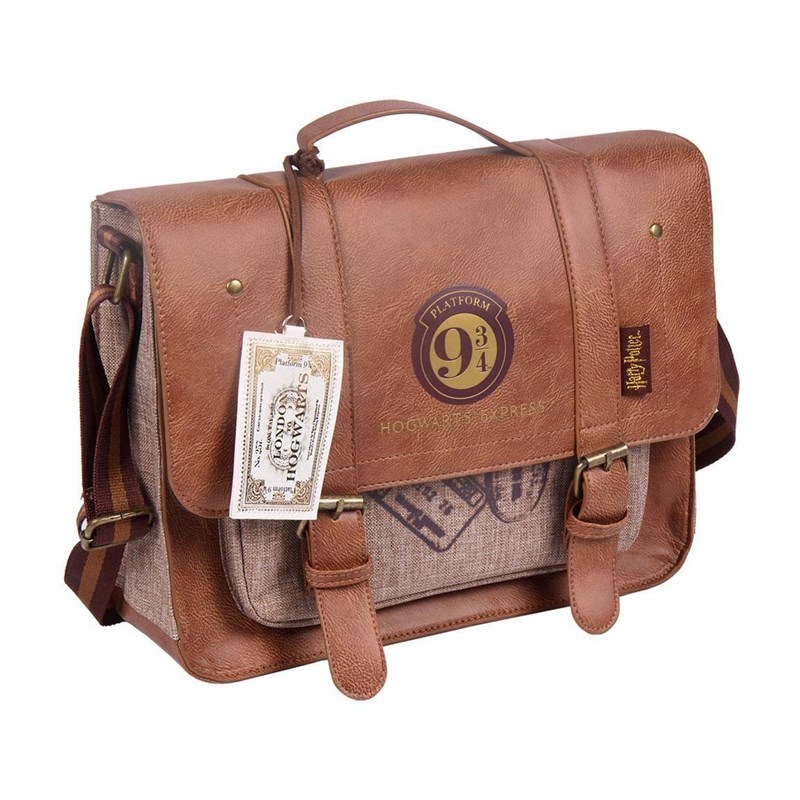 SAC SATCHEL CUIR BRUN VOIE 93/4 CASUAL