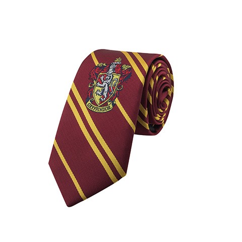 Cravate Gryffondor (enfant) logo tissé - Harry Potter