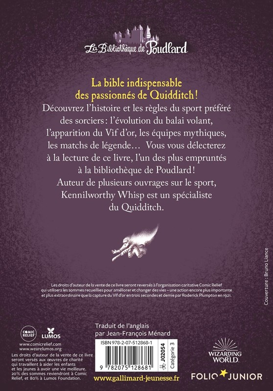 Le Quidditch à travers les âges - La bibliothèque de Poudlard