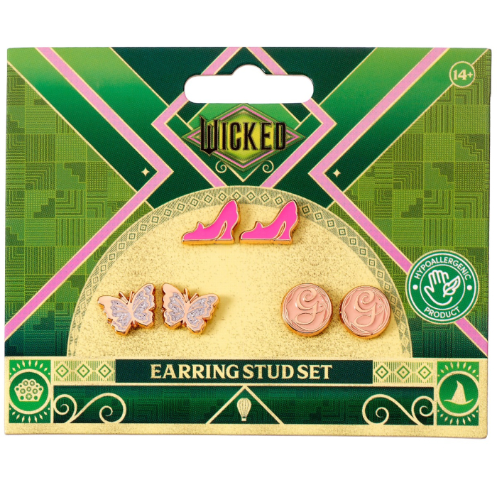 Set 3 boucles d'oreilles Glinda - Wicked