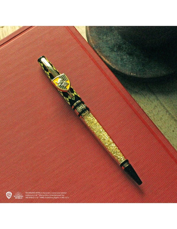 Stylo Poufsouffle en verre Arribas - Harry Potter