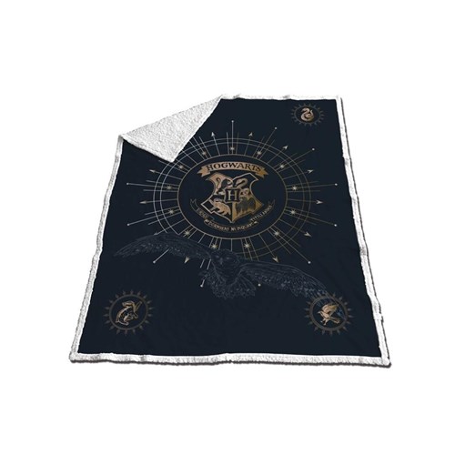 Couverture sherpa Poudlard astrologie - Harry Potter