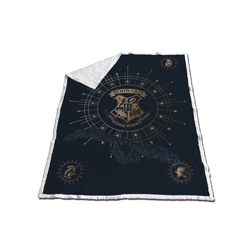 Couverture sherpa Poudlard astrologie - Harry Potter