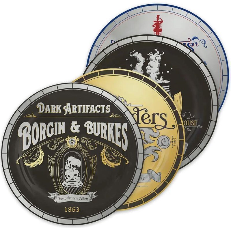 Lot de 4 assiettes Chemin de Traverse - Harry Potter