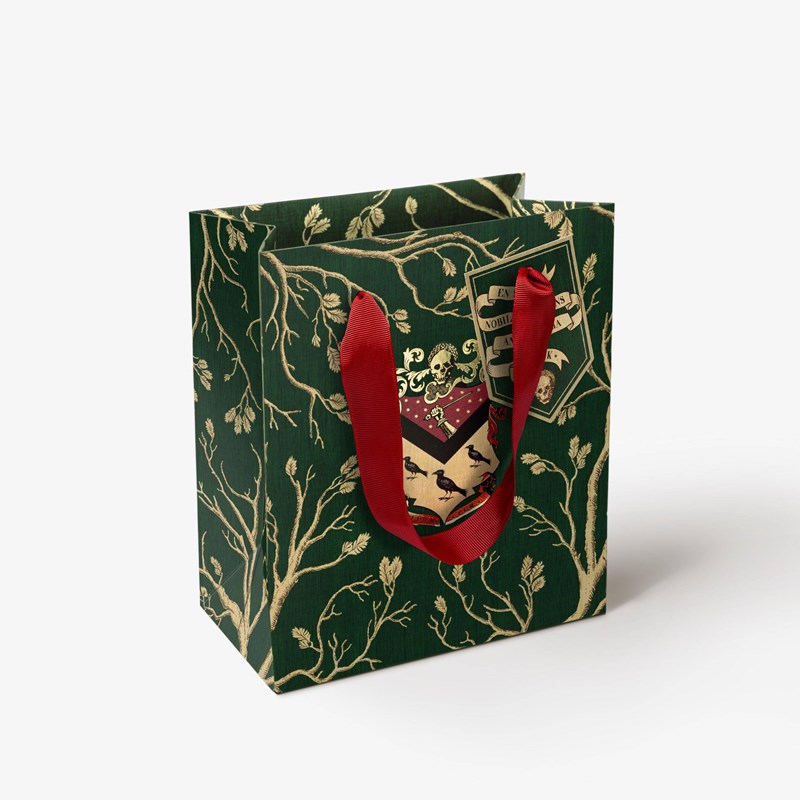 Sac cadeau MEDIUM tapisserie Black MinaLima - Harry Potter