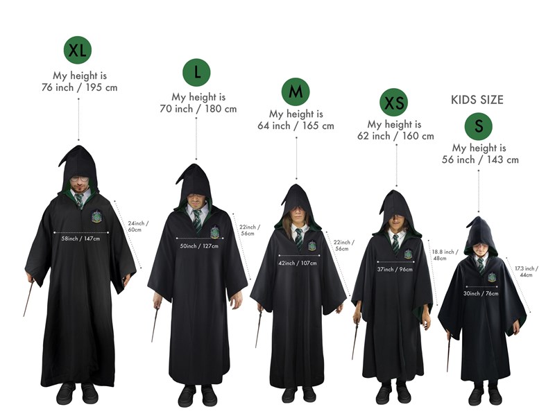 Robe de sorcier Serpentard - Harry Potter