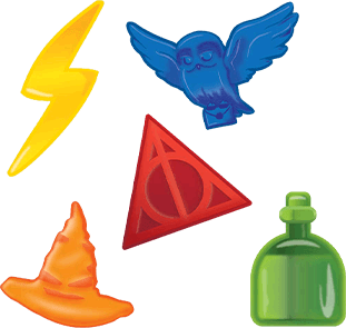 Sachet bonbons gélatine objets Harry Potter