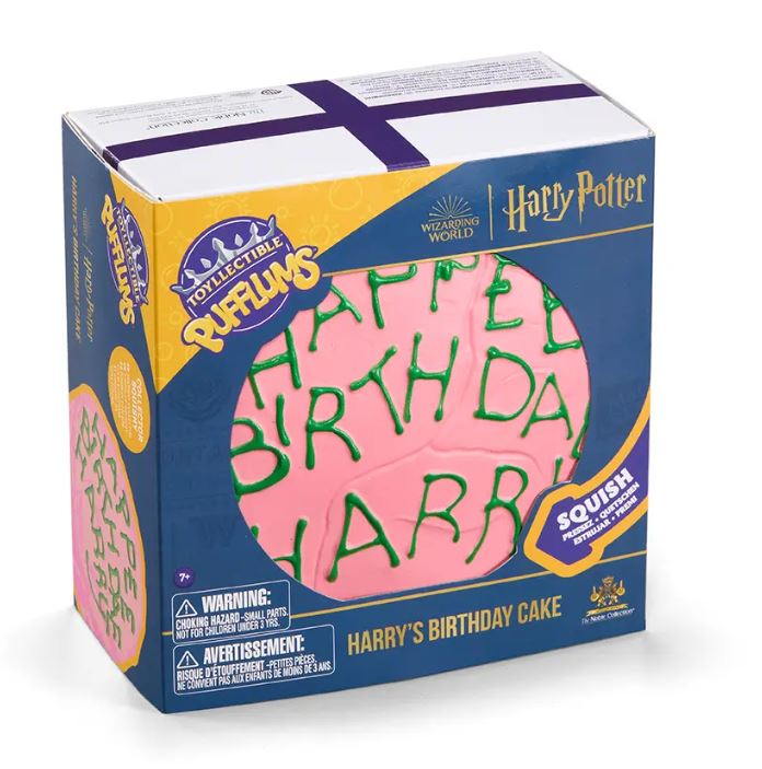 Squishy antistress gâteau anniversaire Harry Potter - Noble Collection