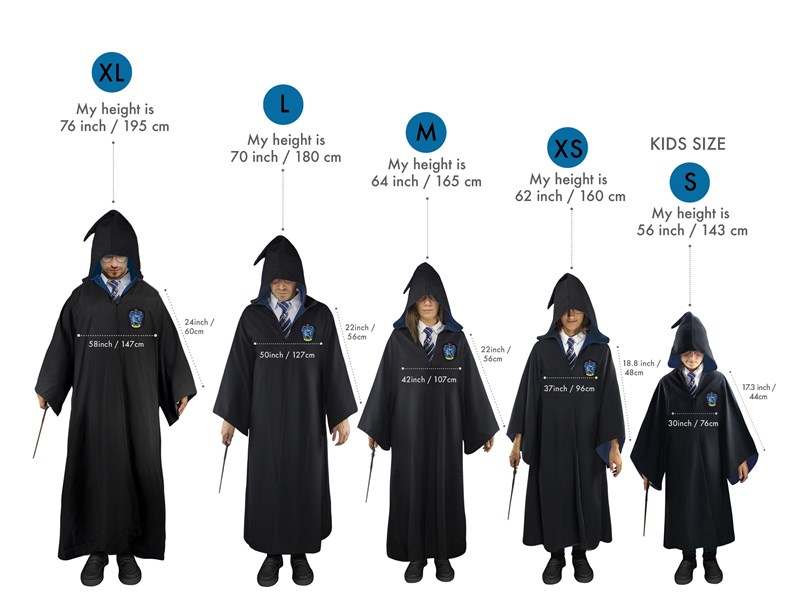 Robe de sorcier Serdaigle - Harry Potter