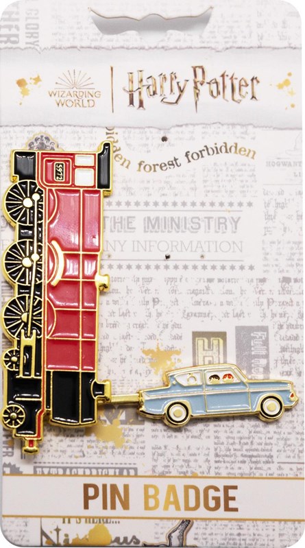 Pin's Poudlard Express et Ford Anglia - Harry Potter