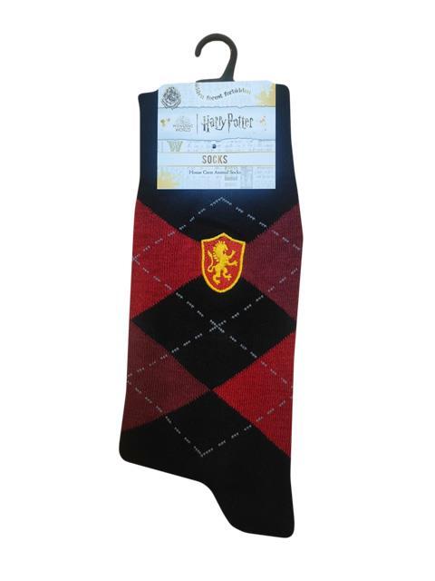 Paire chaussettes argyle Gryffondor - Harry Potter