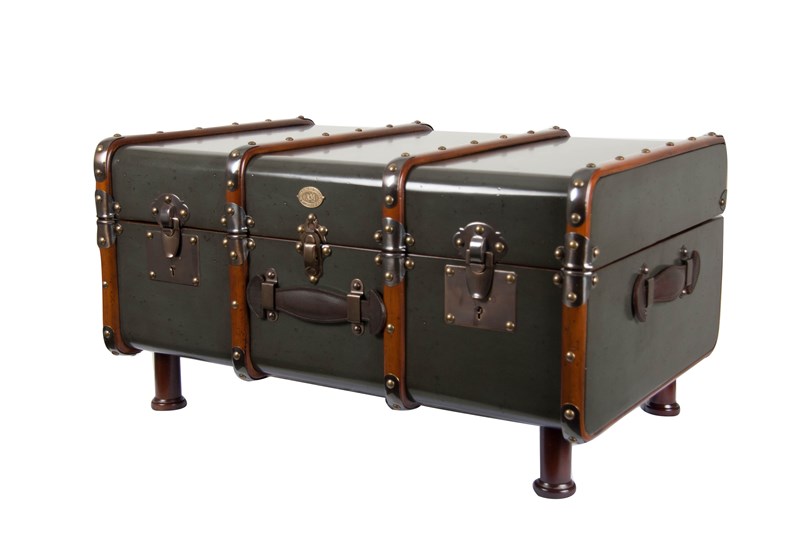 Table basse - Coffre malle de voyage