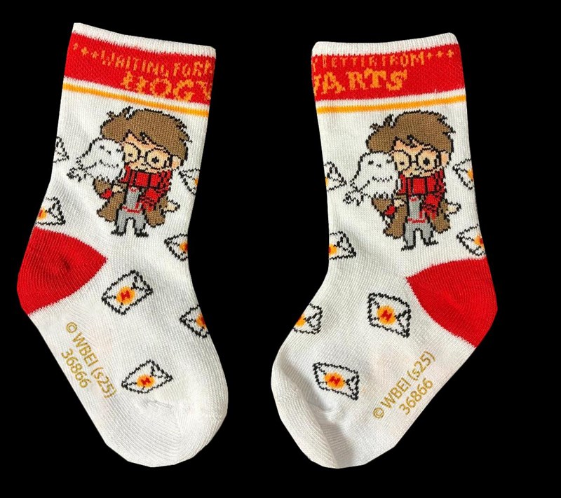Chaussettes bébé 6-12 mois chibi - Harry Potter